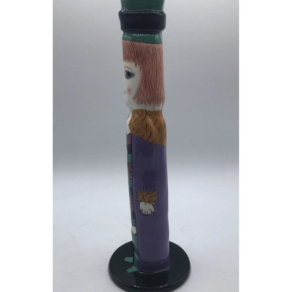 Susan Paley Ganz Candlestick Vase Gina‎ Green Boots Bella Casa Ceramic Lady